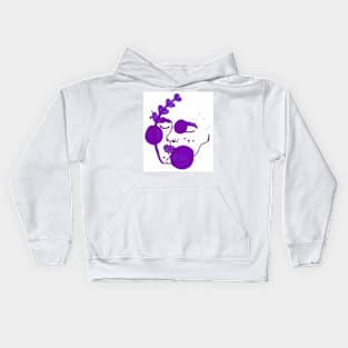 Purple Face Kids Hoodie